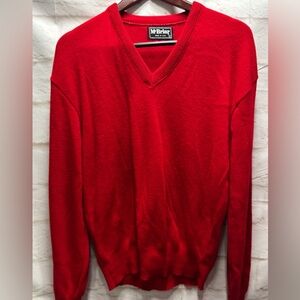 McBride vintage women’s red sweater‎ 100% acrylic size L